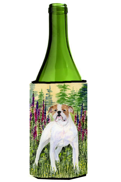 English Bulldog Wine bottle sleeve Hugger - 24 oz.
