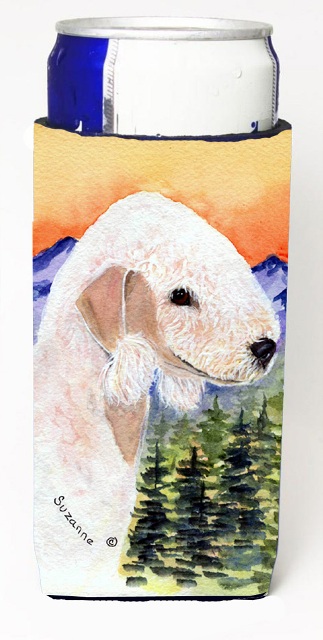 Bedlington Terrier Michelob Ultra bottle sleeve for Slim Can
