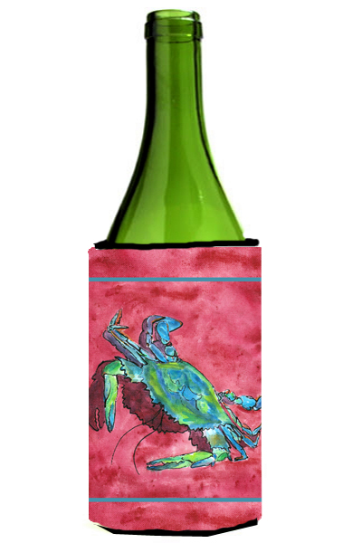Picture of Carolines Treasures 8379LITERK Crab Wine bottle sleeve Hugger