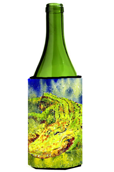 Picture of Carolines Treasures 8390LITERK Alligator Wine bottle sleeve Hugger
