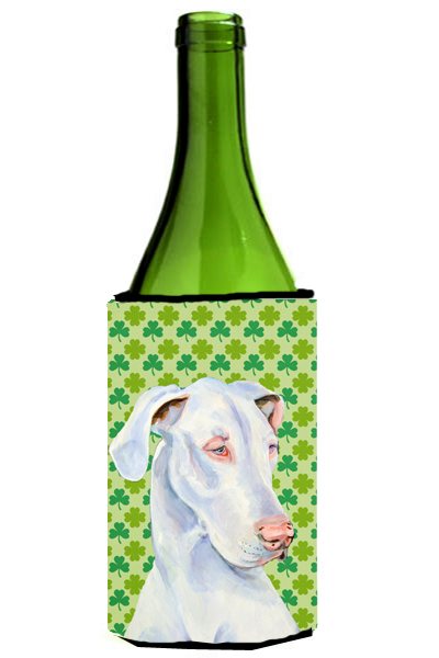 Great Dane St. Patricks Day Shamrock Wine bottle sleeve Hugger