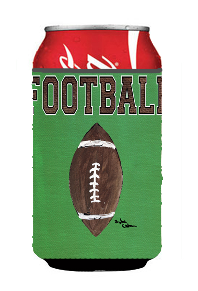 Picture of Carolines Treasures 8487CC Football Can or bottle sleeve Hugger
