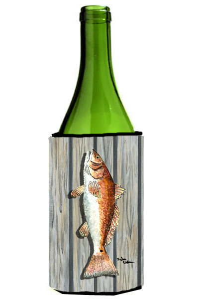 Picture of Carolines Treasures 8489LITERK Fish Red Fish Wine bottle sleeve Hugger