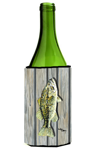 Picture of Carolines Treasures 8493LITERK Fish Bass Wine bottle sleeve Hugger