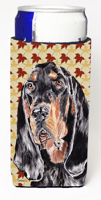 Coonhound Fall Leaves Michelob Ultra bottle sleeve for Slim Can