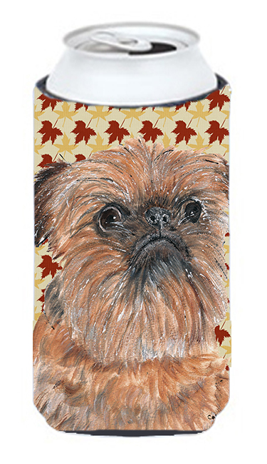 Brussels Griffon Fall Leaves Tall Boy bottle sleeve Hugger