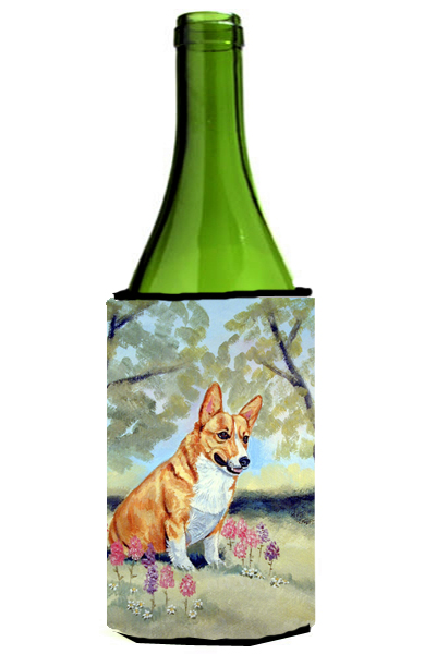 Picture of Carolines Treasures 7054LITERK Corgi Wine bottle sleeve Hugger