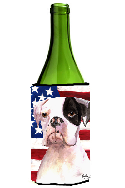 Cooper Usa American Flag Boxer Wine bottle sleeve Hugger