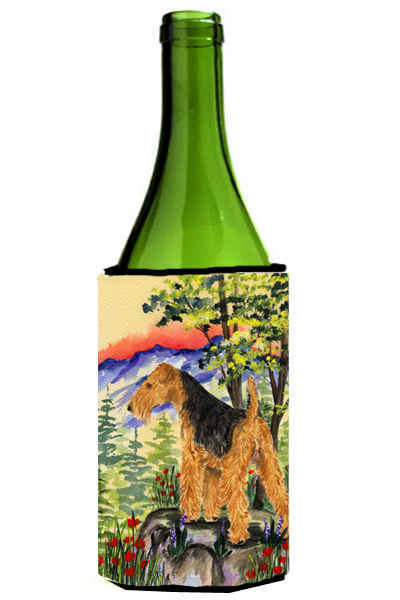 Lakeland Terrier Wine bottle sleeve Hugger 24 oz.