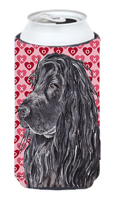 SC9555TBC English Cocker Spaniel Valentines Love Tall Boy bottle sleeve Hugger 22 to 24 oz.