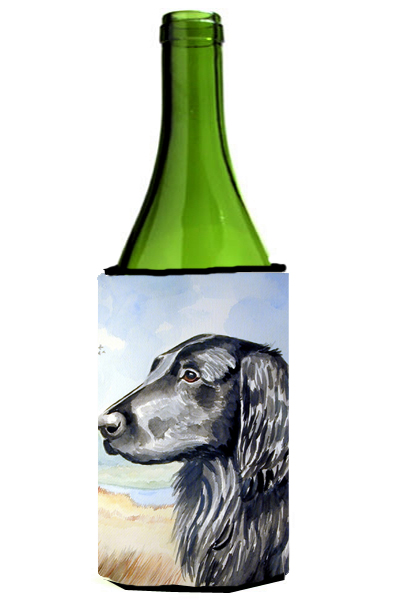 Picture of Carolines Treasures 7064LITERK Flat Coated Retriever Wine bottle sleeve Hugger 24 oz.