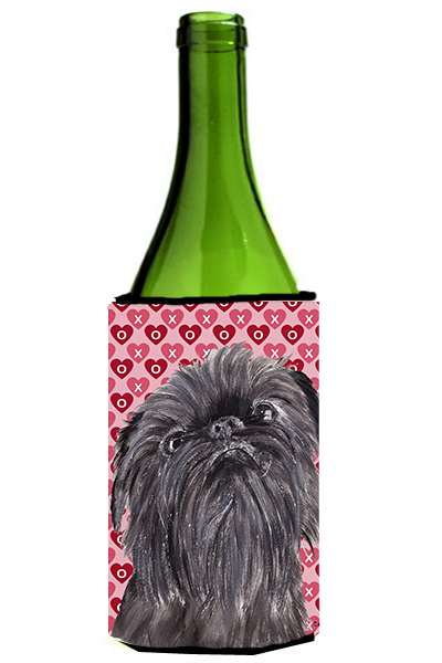 Brussels Griffon Valentines Love Wine bottle sleeve Hugger 24 oz.