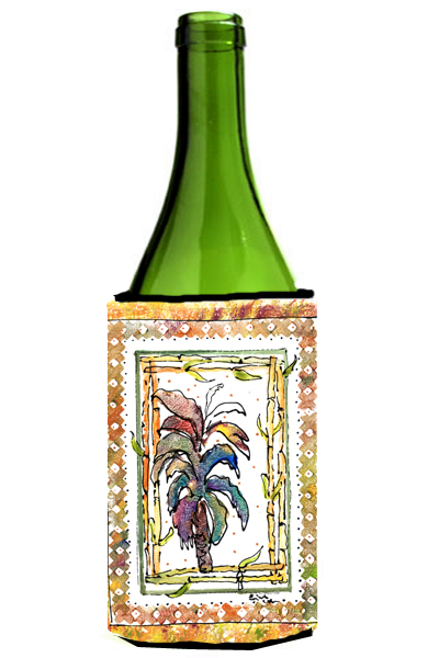 Picture of Carolines Treasures 8615LITERK Palm Tree Wine bottle sleeve Hugger 24 oz.