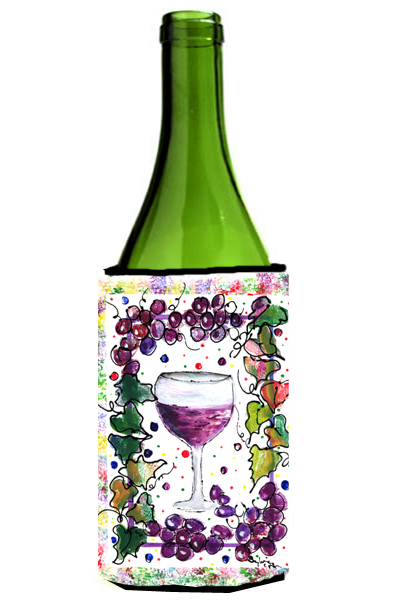 Picture of Carolines Treasures 8616LITERK Red Wine Wine bottle sleeve Hugger 24 oz.
