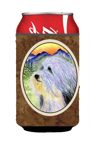 Bearded Collie Can or bottle sleeve Hugger 12 oz.