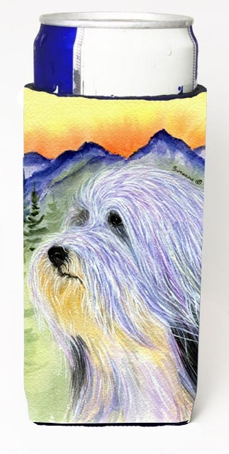 Bearded Collie Michelob Ultra bottle sleeves for slim cans 12 oz.