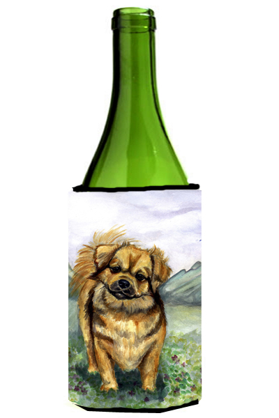 Picture of Carolines Treasures 7075LITERK Tibetan Spaniel Wine bottle sleeve Hugger 24 oz.