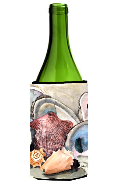 Picture of Carolines Treasures 8619LITERK Sea Shells Wine bottle sleeve Hugger 24 oz.