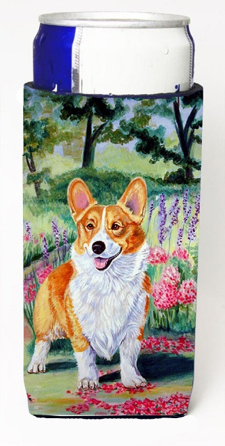 Pembroke Corgi Springtime Michelob Ultra bottle sleeves For Slim Cans - 12 oz.