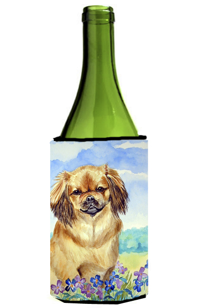 Picture of Carolines Treasures 7078LITERK Tibetan Spaniel Wine bottle sleeve Hugger - 24 oz.