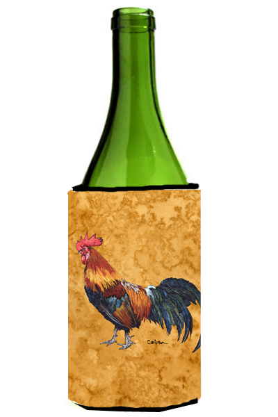 Picture of Carolines Treasures 8651LITERK Rooster Wine bottle sleeve Hugger - 24 oz.