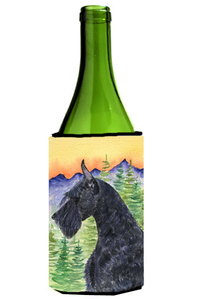 Schnauzer Wine bottle sleeve Hugger - 24 oz.