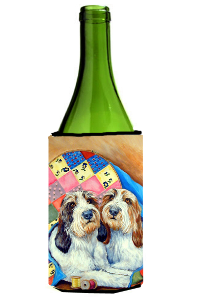 Picture of Carolines Treasures 7095LITERK Petit Basset Griffon Vendeen Wine bottle sleeve Hugger - 24 oz.