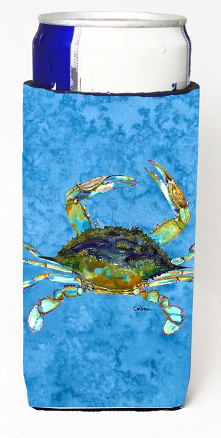 Blue Crab On Blue Michelob Ultra bottle sleeves For Slim Cans - 12 oz.