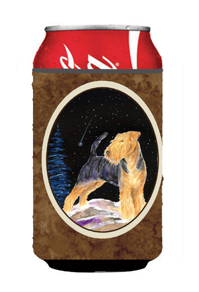 Starry Night Welsh Terrier Can Or bottle sleeve Hugger - 12 oz.