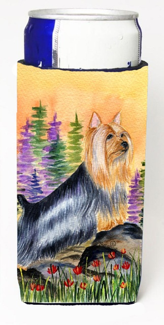 Silky Terrier Michelob Ultra bottle sleeves For Slim Cans - 12 oz.