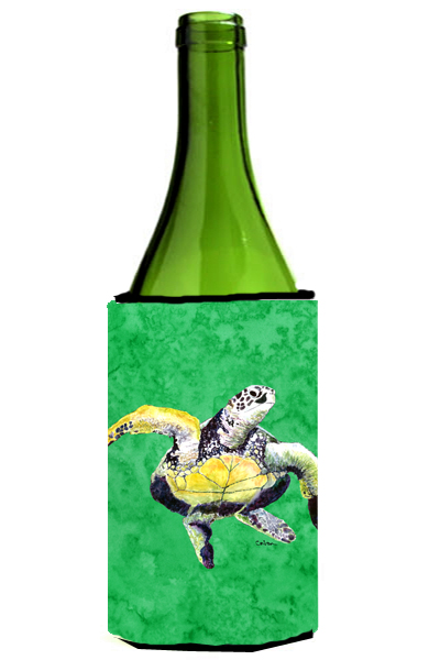Picture of Carolines Treasures 8671LITERK Loggerhead Turtle Dancing Wine bottle sleeve Hugger - 24 oz.