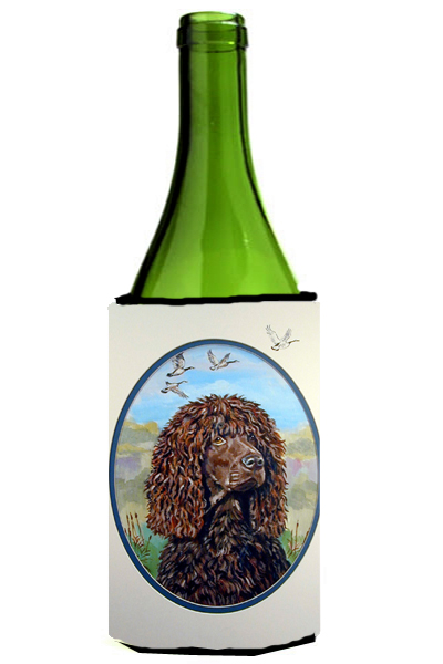 Picture of Carolines Treasures 7089LITERK Irish Water Spaniel Wine bottle sleeve Hugger - 24 oz.