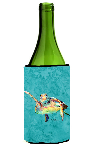 Picture of Carolines Treasures 8672LITERK Loggerhead Turtle Hi Five Wine bottle sleeve Hugger - 24 oz.