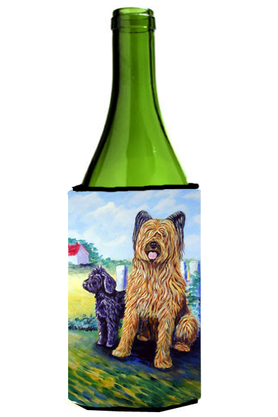Picture of Carolines Treasures 7092LITERK Briard Wine bottle sleeve Hugger - 24 oz.