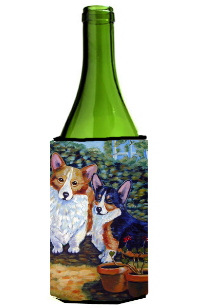 Picture of Carolines Treasures 7094LITERK Cardigan And Pembroke Corgi Wine bottle sleeve Hugger - 24 oz.