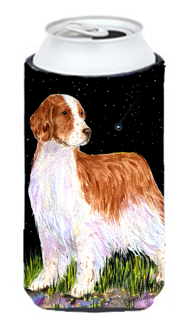 Starry Night Welsh Springer Spaniel Tall Boy bottle sleeve Hugger - 22 To 24 oz.