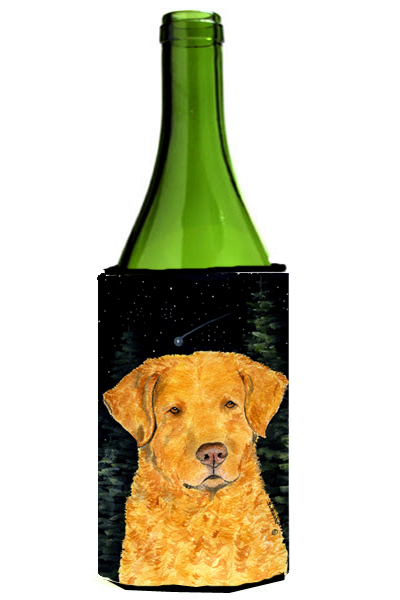 Starry Night Chesapeake Bay Retriever Wine bottle sleeve Hugger - 24 oz.