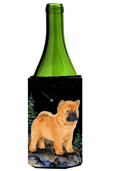 Starry Night Chow Chow Wine bottle sleeve Hugger - 24 oz.