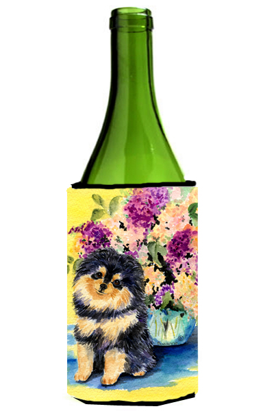 Pomeranian Wine bottle sleeve Hugger - 24 oz.