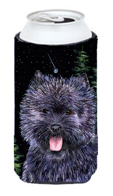 Starry Night Cairn Terrier Tall Boy bottle sleeve Hugger - 22 To 24 oz.