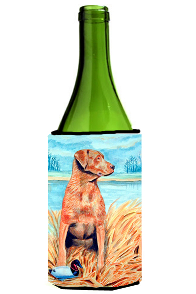 Picture of Carolines Treasures 7112LITERK Chesapeake Bay Retriever Wine bottle sleeve Hugger - 24 oz.