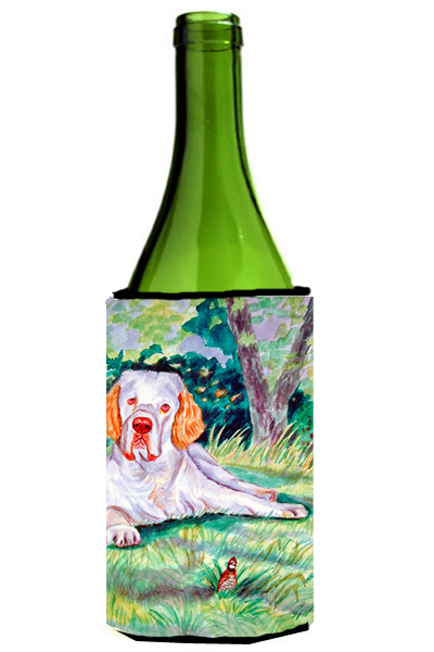 Picture of Carolines Treasures 7113LITERK Clumber Spaniel Wine bottle sleeve Hugger - 24 oz.