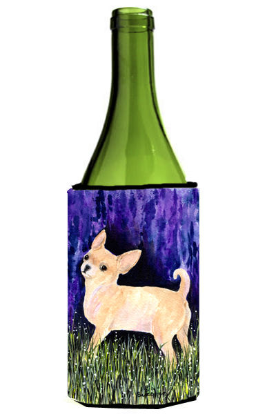 Starry Night Chihuahua Wine bottle sleeve Hugger - 24 oz.