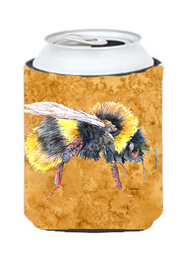 Picture of Carolines Treasures 8850CC Bee On Gold Can Or bottle sleeve Hugger - 12 oz.