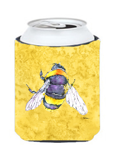 Picture of Carolines Treasures 8852CC Bee On Yellow Can Or bottle sleeve Hugger - 12 oz.