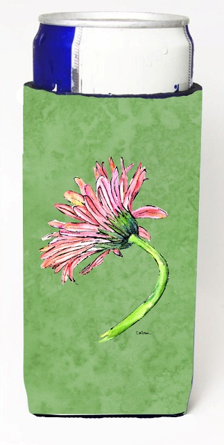 Gerber Daisy Pink Michelob Ultra bottle sleeves For Slim Cans - 12 oz.