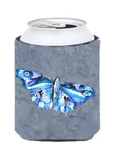Picture of Carolines Treasures 8856CC Butterfly On Gray Can Or bottle sleeve Hugger - 12 oz.