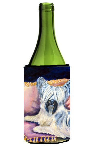 Picture of Carolines Treasures 7154LITERK Skye Terrier Wine bottle sleeve Hugger - 24 oz.