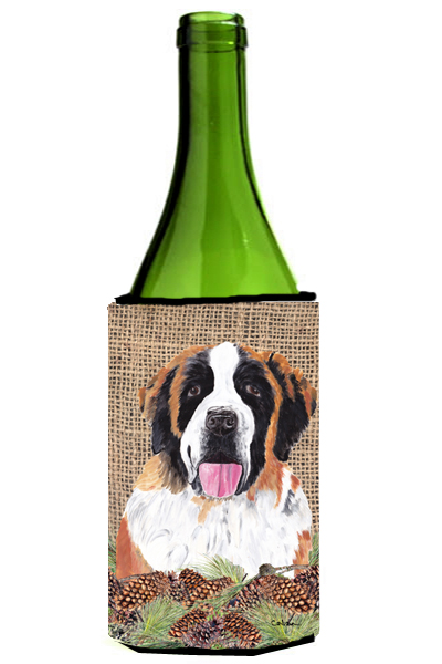 Saint Bernard Wine bottle sleeve Hugger - 24 oz.