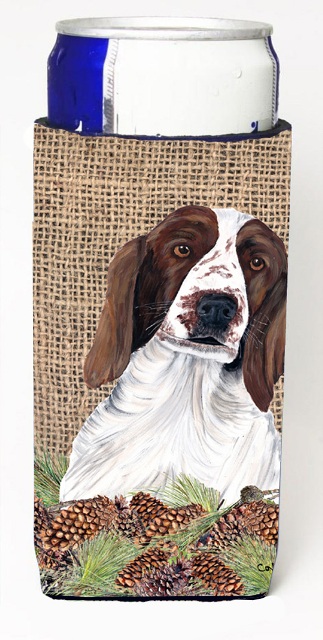 Welsh Springer Spaniel Michelob Ultra bottle sleeves For Slim Cans - 12 oz.